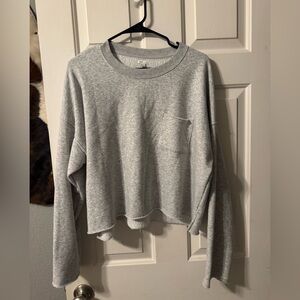 Aerie Gray Women's Cropped Top